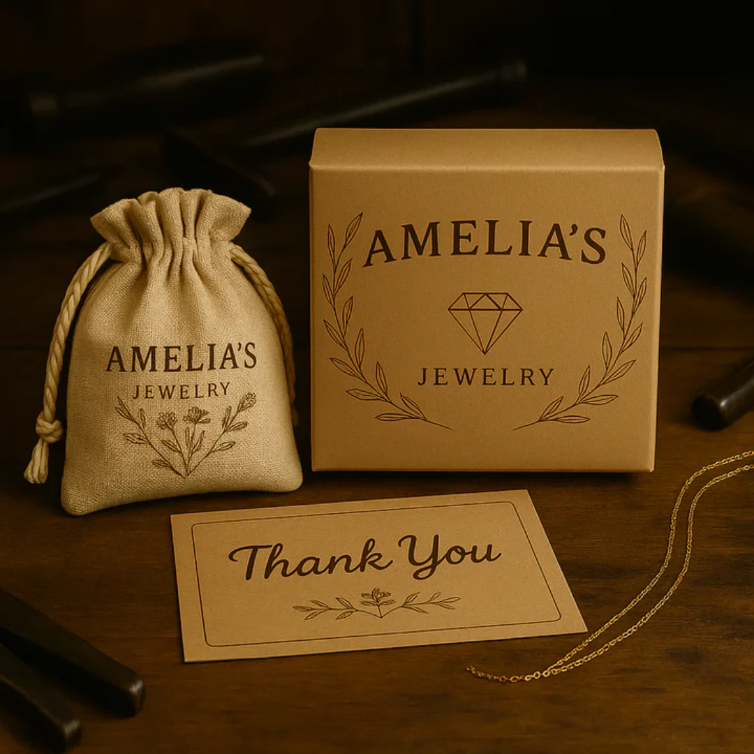 Vintage Inlaid Glass Ring - Image 2