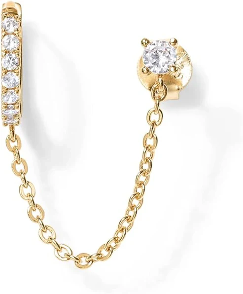Adella Chain Earrings - Image 2