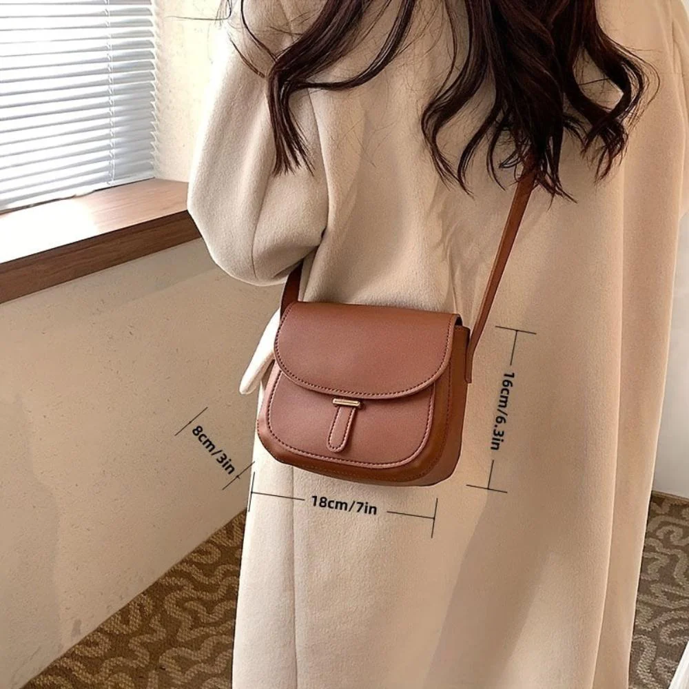 Amelia Retro Saddle Crossbody Bag - Image 9