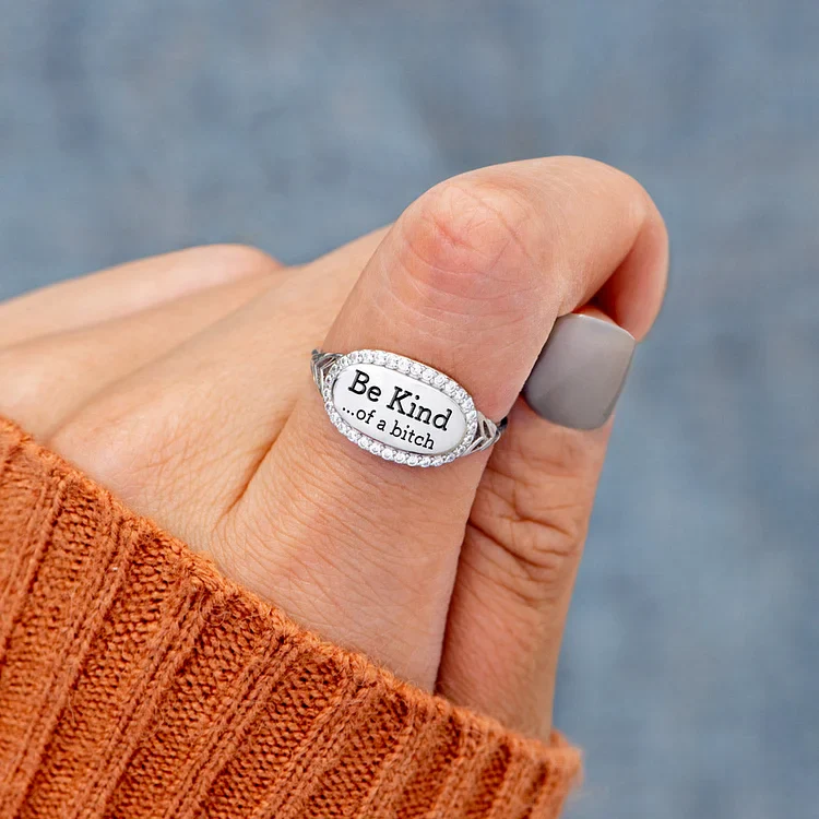 Be kind signature ring - Image 2