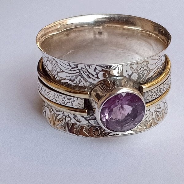 Bohemian Crystal Meditation Ring - Image 2