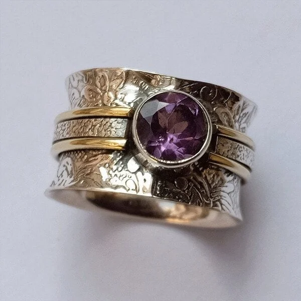 Bohemian Crystal Meditation Ring - Image 3