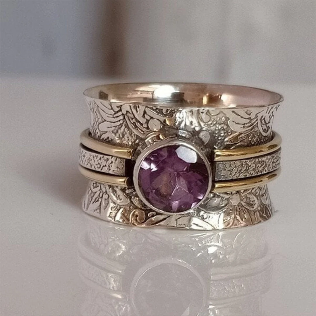 Bohemian Crystal Meditation Ring - Image 5