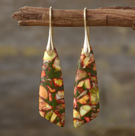 Bohemian Emperor Stone Earrings - Image 5