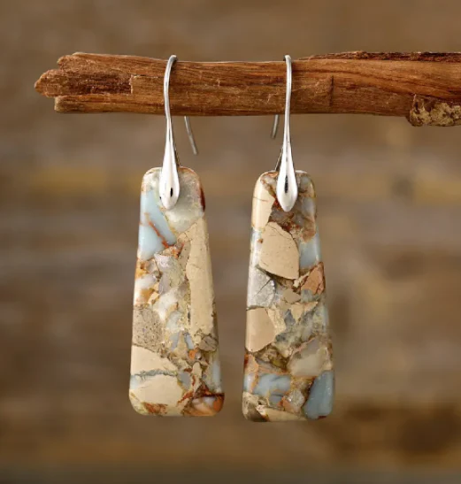 Bohemian Emperor Stone Earrings - Image 7