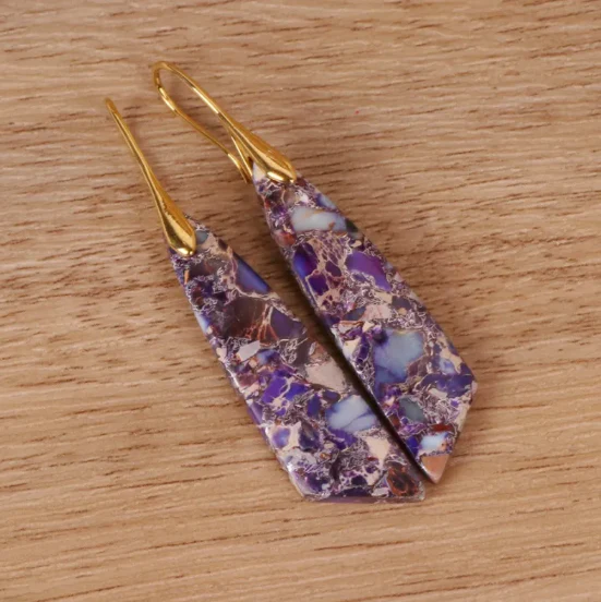 Bohemian Emperor Stone Earrings - Image 9