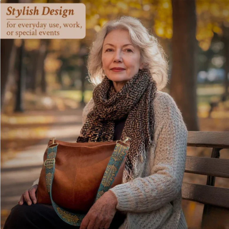 Chelsey’s Vintage Charm | Leather Shoulder Bag - Image 9