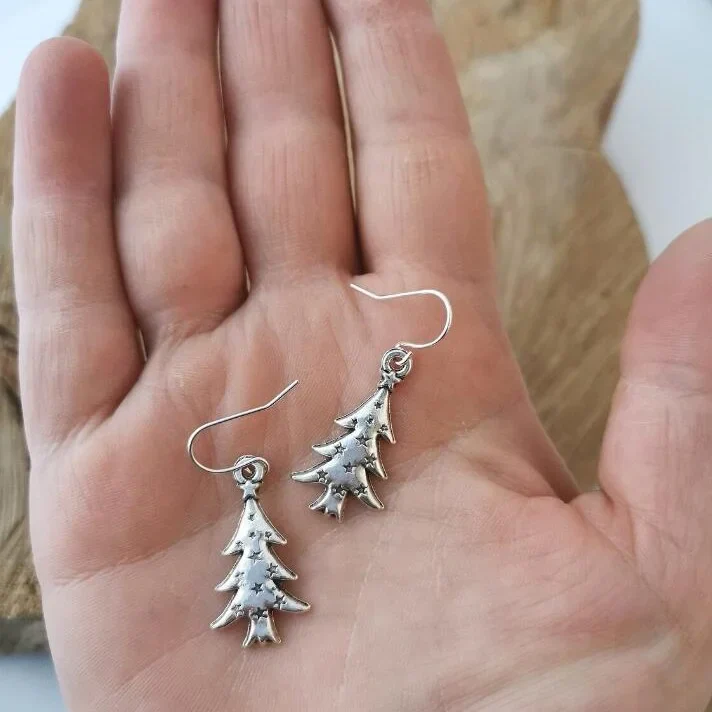 Christmas Tree Earrings - Image 2