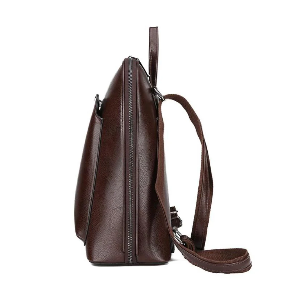Classic Double-Zip Backpack - Sleek Design - Image 4