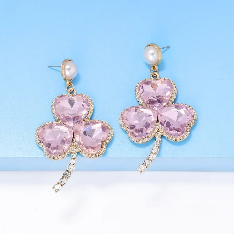 Clover Pearl earrings - Image 3