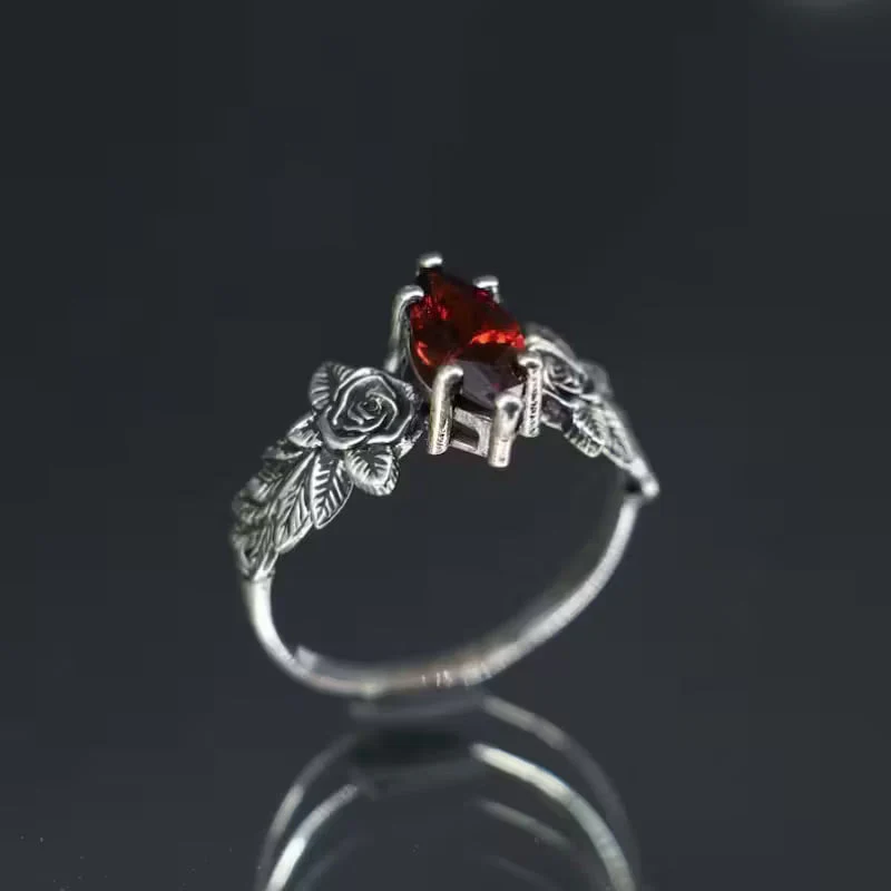 Crimson Rose Radiance Ring - Image 2