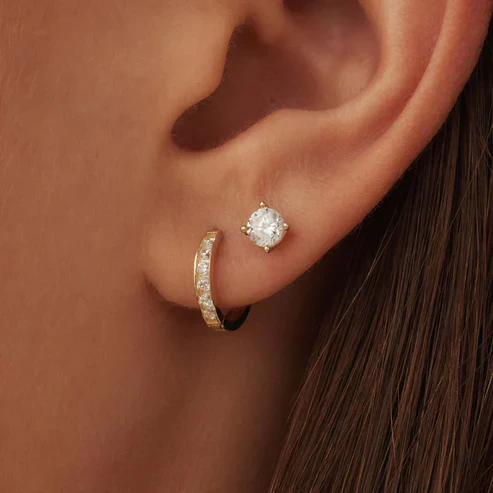 Dara Brillane Stone Earrings Set - Image 4