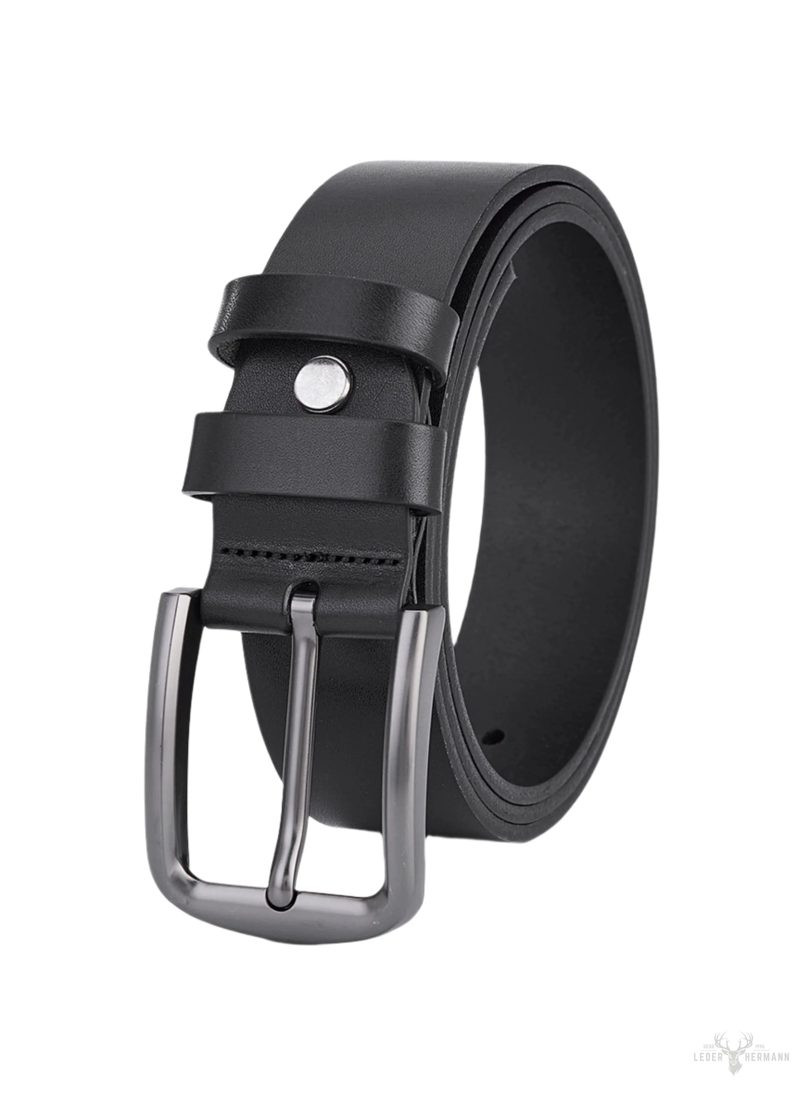 Pair of Leather Belts - Black & Brown - Men's Belts for Style and Comfort - Image 3