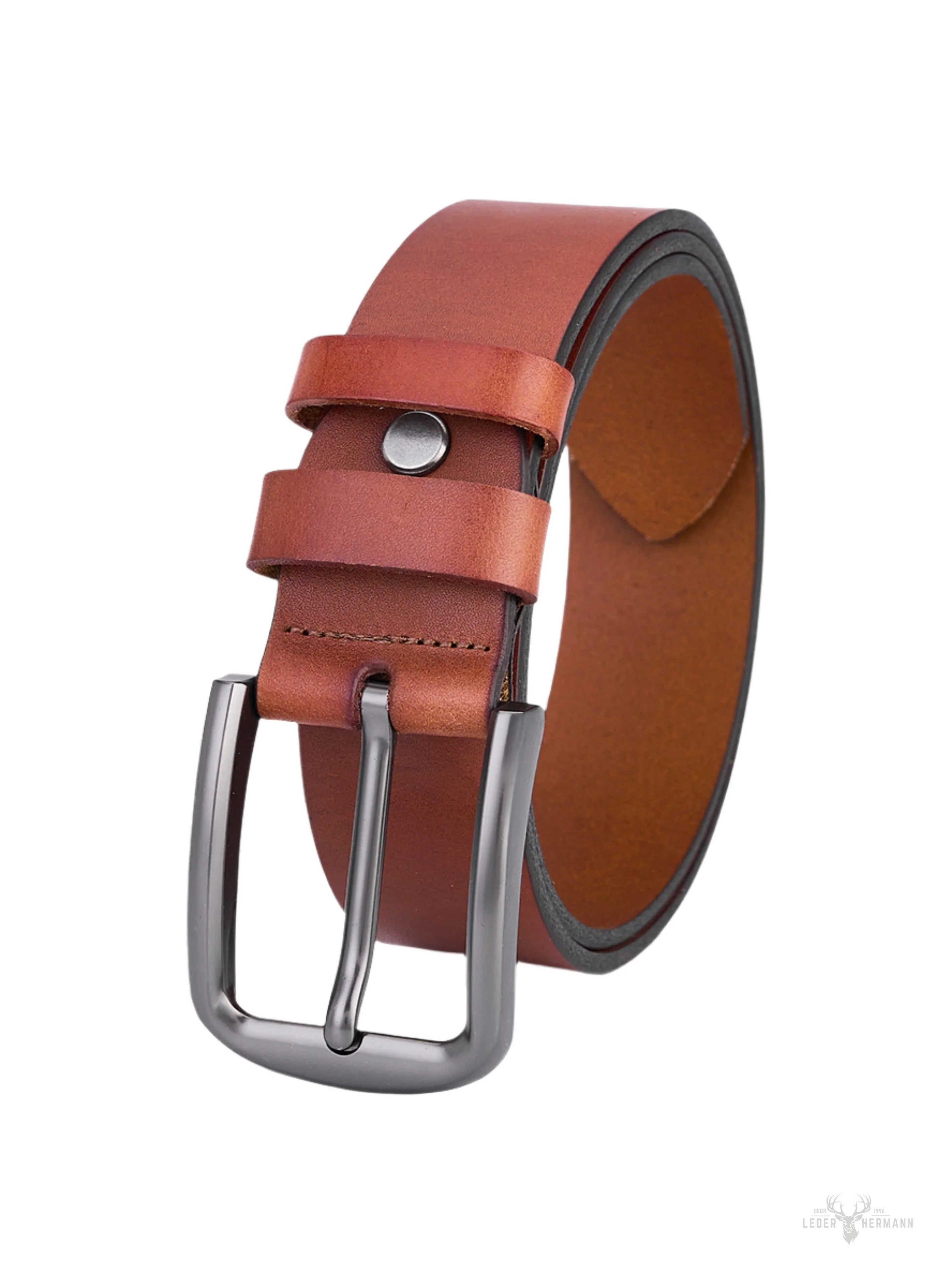 Pair of Leather Belts - Black & Brown - Men's Belts for Style and Comfort - Image 5