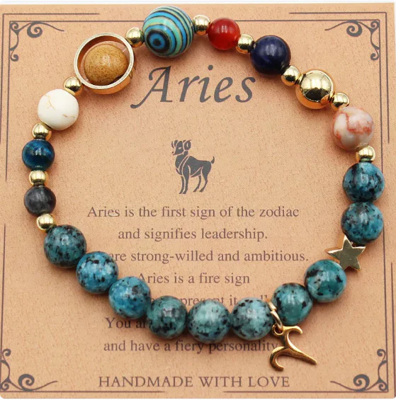 Eight Planets & 12 Constellation Stone Bracelet - Image 11
