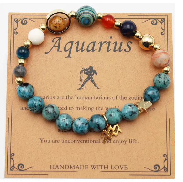 Eight Planets & 12 Constellation Stone Bracelet - Image 12