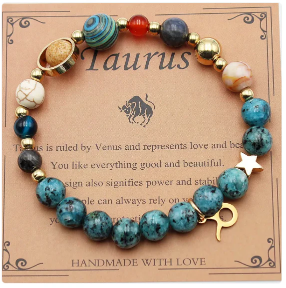Eight Planets & 12 Constellation Stone Bracelet - Image 2