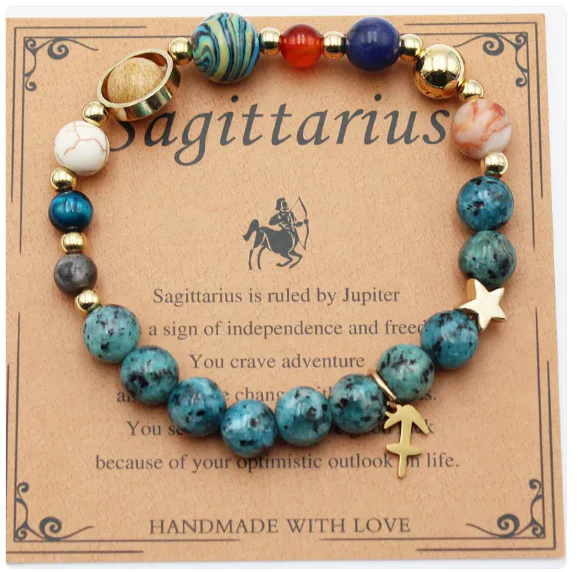 Eight Planets & 12 Constellation Stone Bracelet - Image 4
