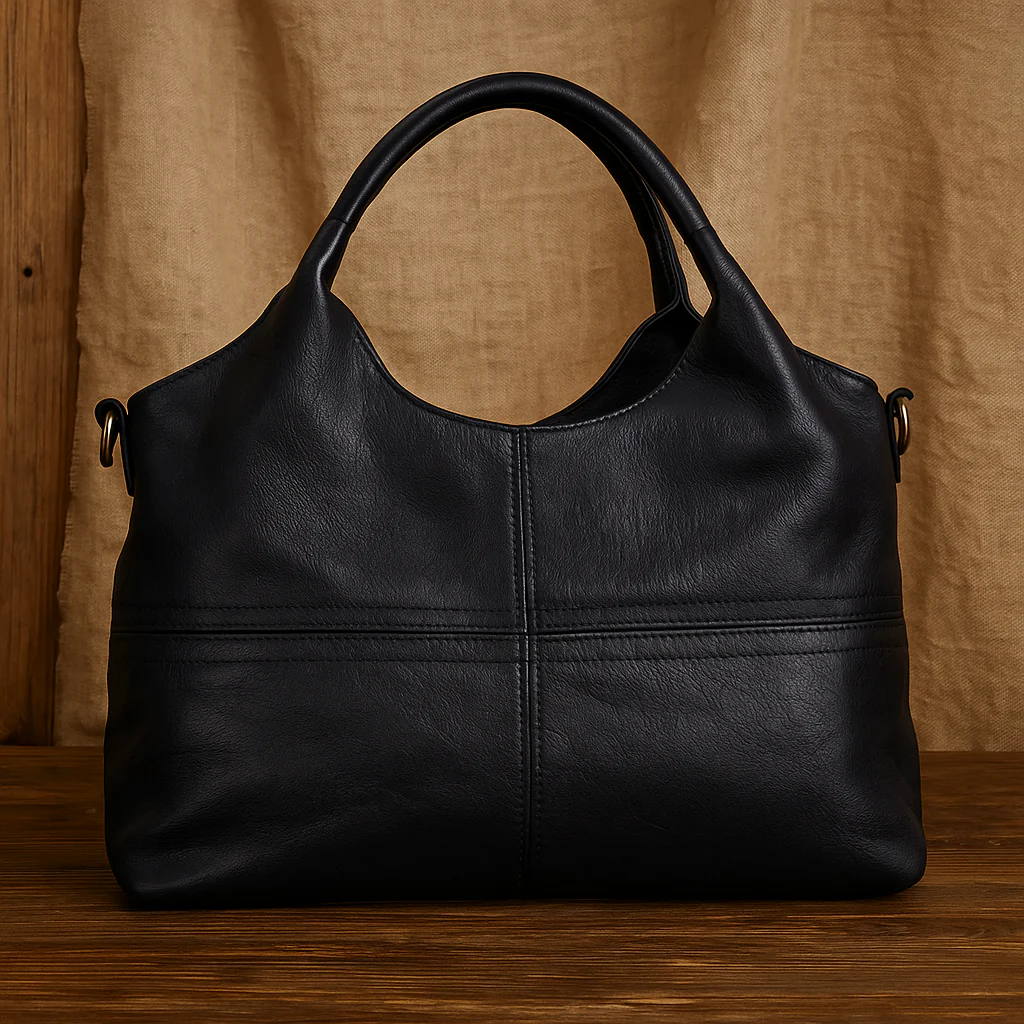 Elegant Leather Women's Crossbody Shoulder Bag - Image 6