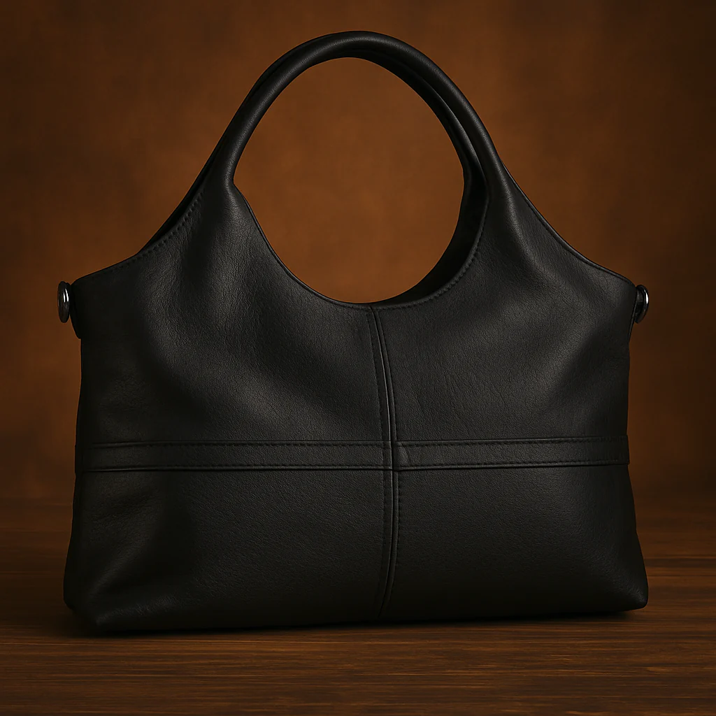 Elegant Leather Women's Crossbody Shoulder Bag - Image 6