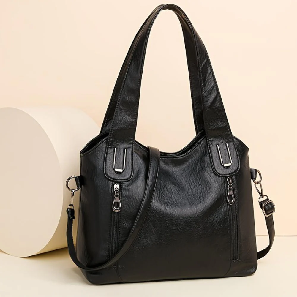 Emma Retro Tote Shoulder Bag - Image 10