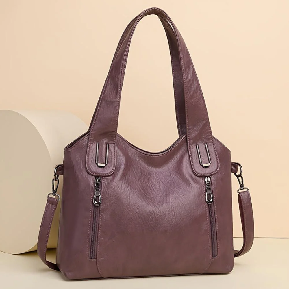 Emma Retro Tote Shoulder Bag - Image 11