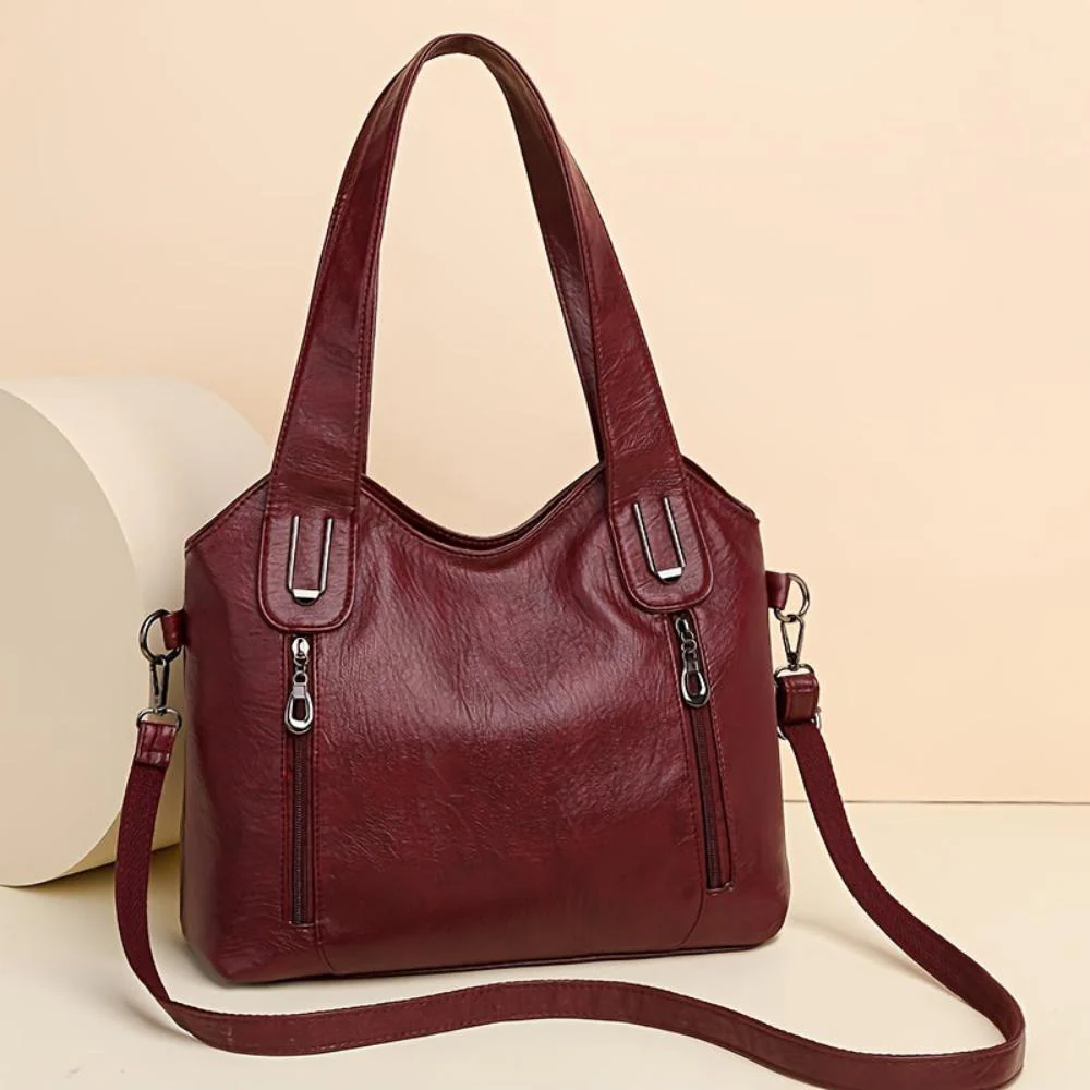 Emma Retro Tote Shoulder Bag - Image 4