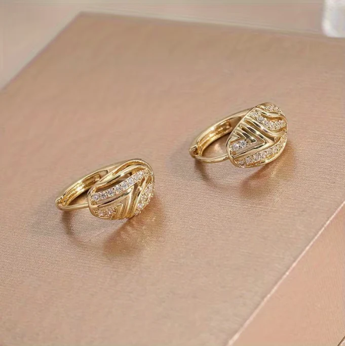 Eternal Grace Contour Earrings - Image 2