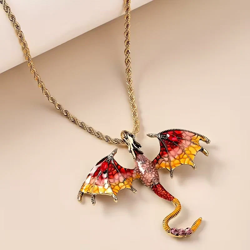 Ethereal Dragon Reverie Pendant Necklace - Image 3