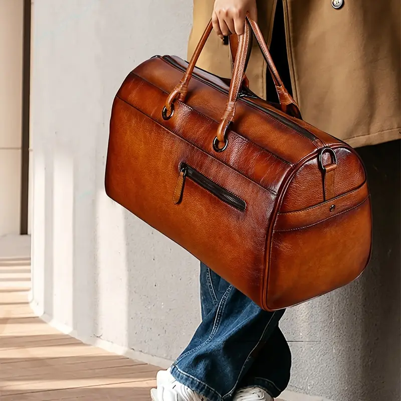 Leather Women's Retro Crossbody Bag - Image 3