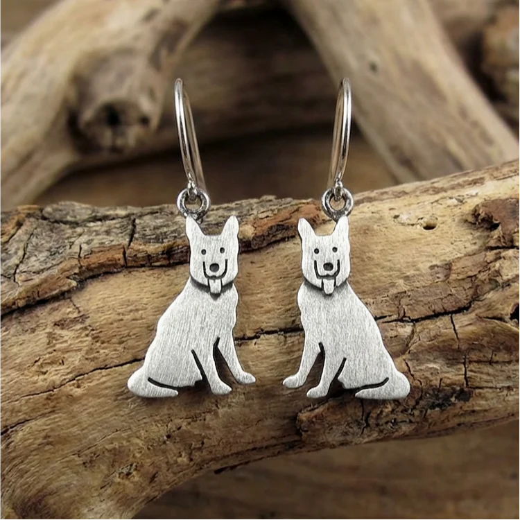 German Shepherd Earrings - Image 2