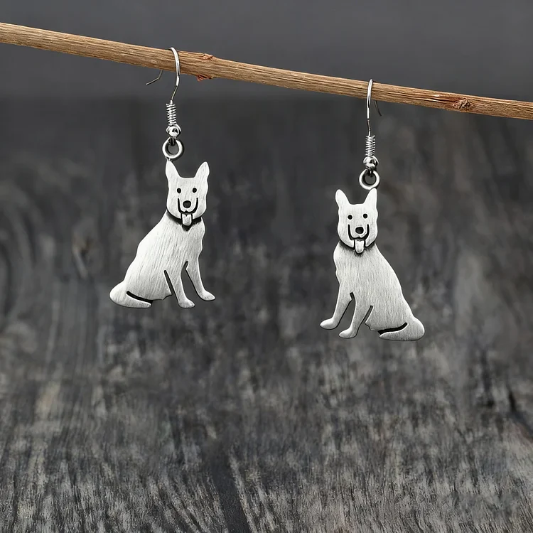 German Shepherd Earrings - Image 3