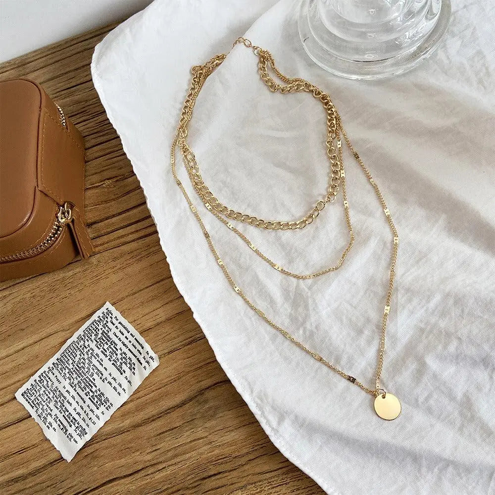 Gold and Silver Plated Necklace - Image 3