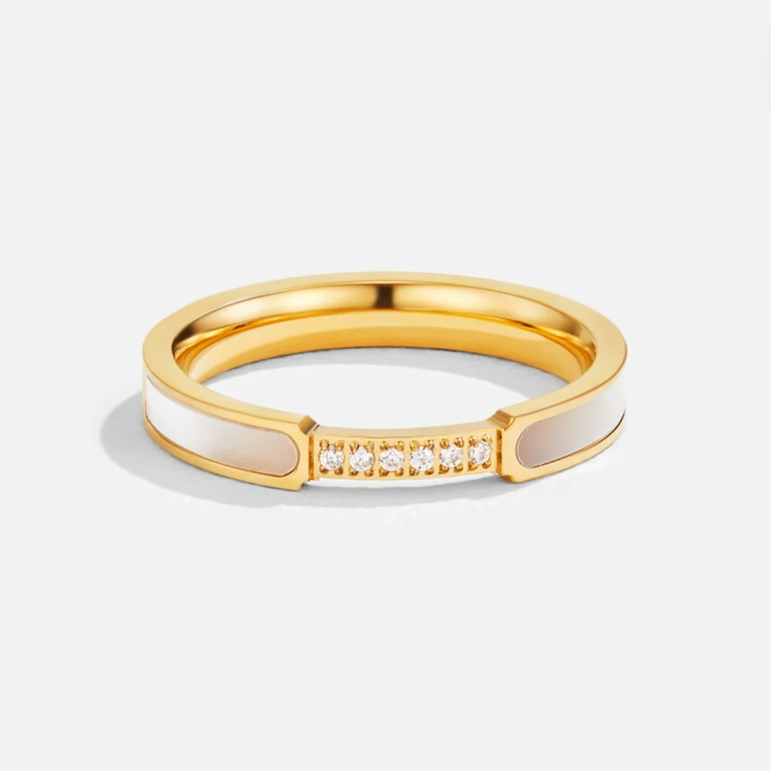 Gold Inlay Band Ring - Image 3