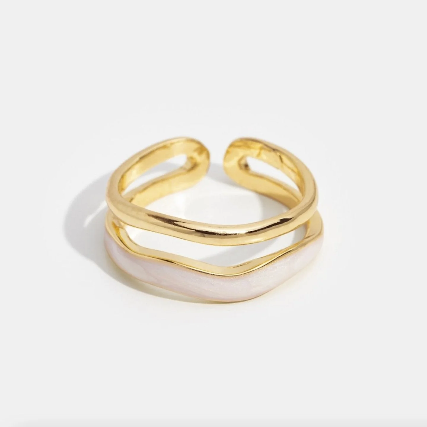 Gold Sculptural Wrap Ring - Image 5