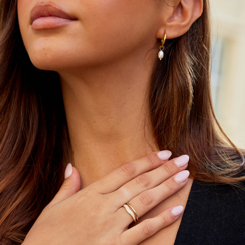 Gold Sculptural Wrap Ring - Image 8