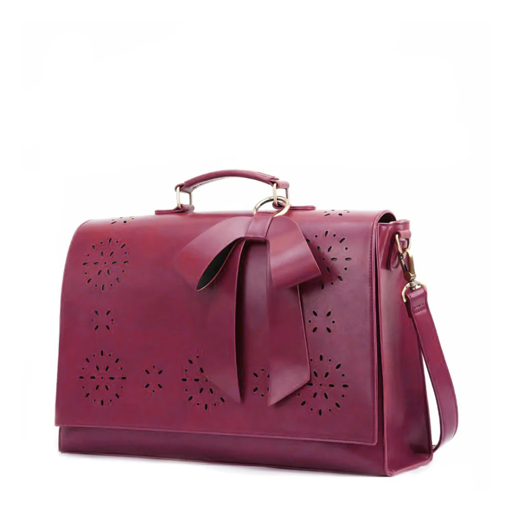 Grace’s Elegant Bow-Tie Satchel - Image 16