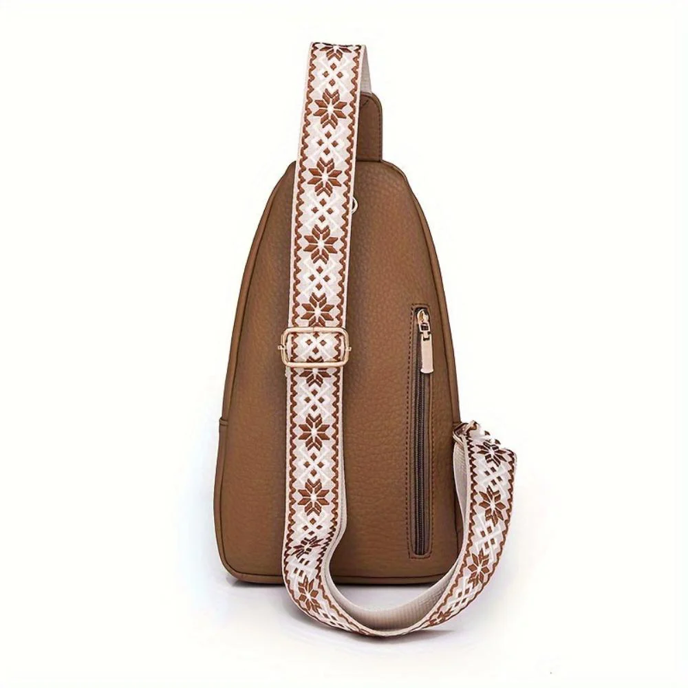 Hazel Vintage Chest Crossbody Bag - Image 11