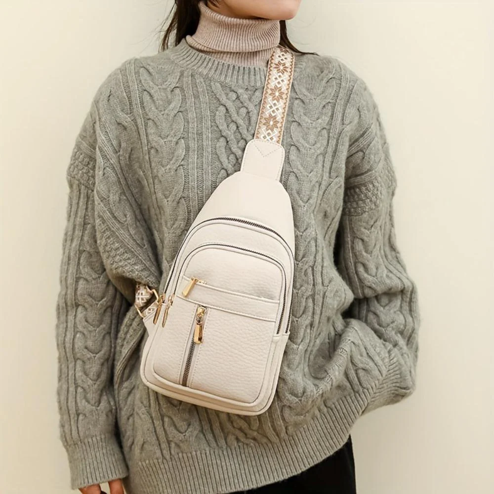 Hazel Vintage Chest Crossbody Bag - Image 14