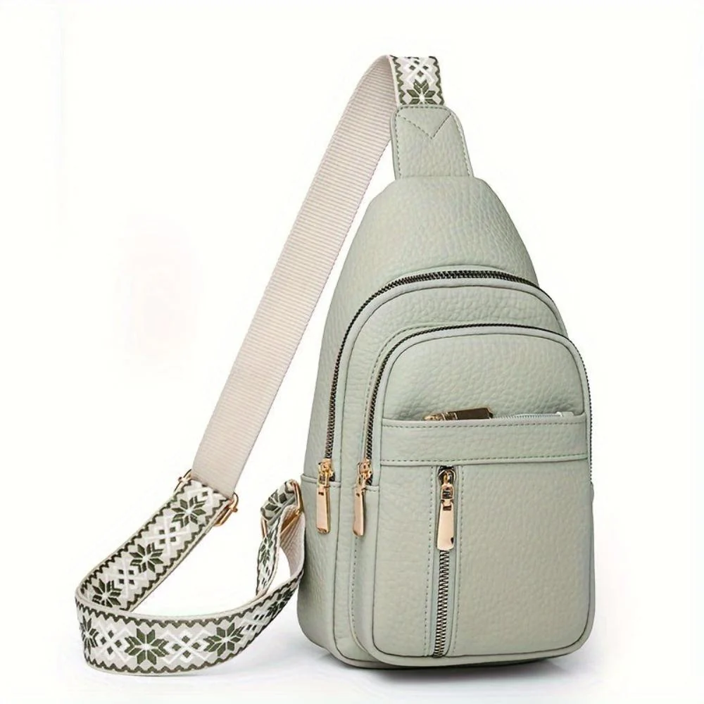 Hazel Vintage Chest Crossbody Bag - Image 4
