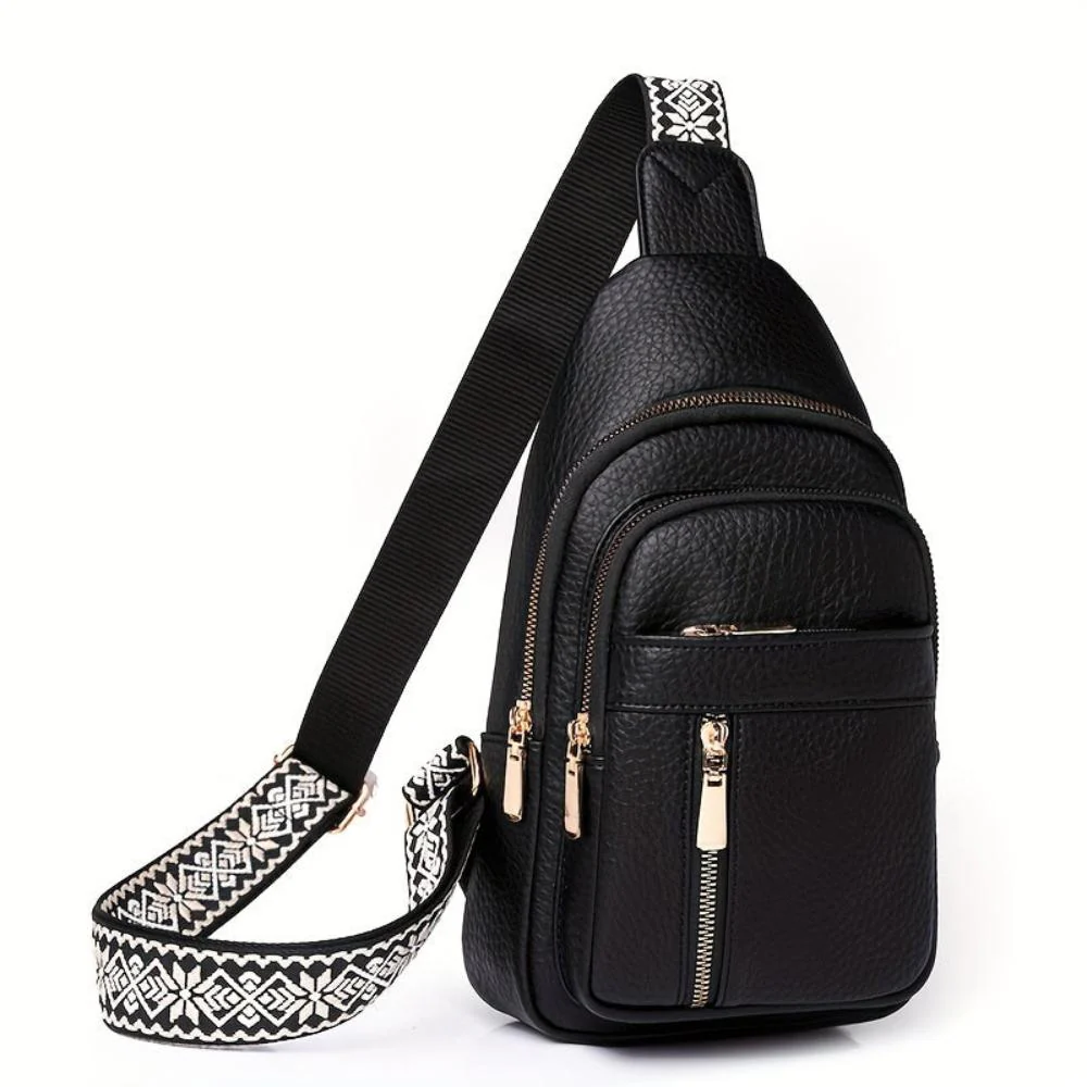 Hazel Vintage Chest Crossbody Bag - Image 5