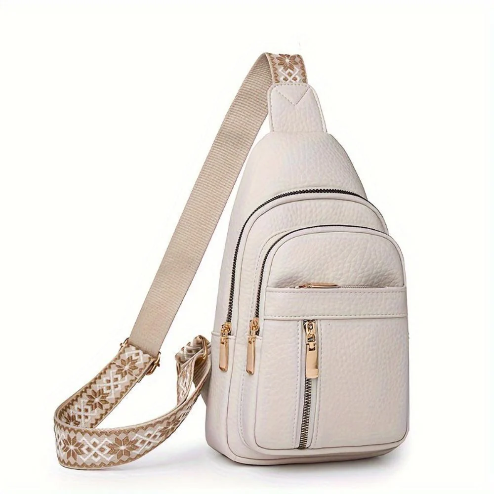 Hazel Vintage Chest Crossbody Bag - Image 7