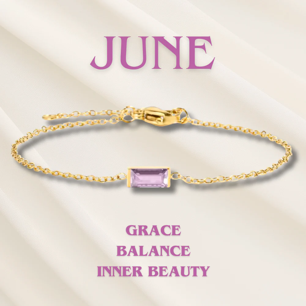 Heartline Birthstone Bracelet - Image 6