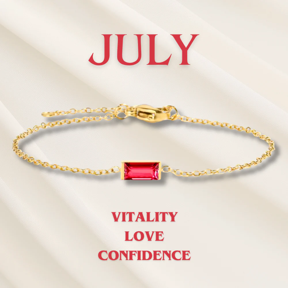 Heartline Birthstone Bracelet - Image 7