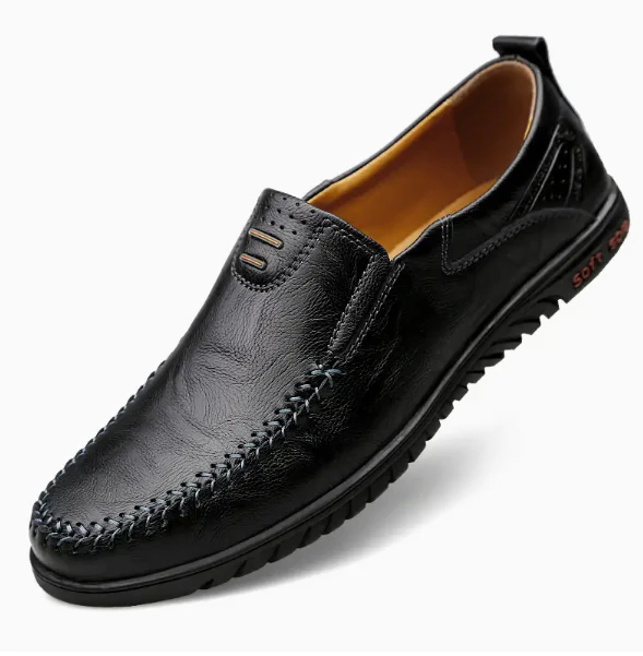Zarino's Slip-On Leather Shoes - Image 5