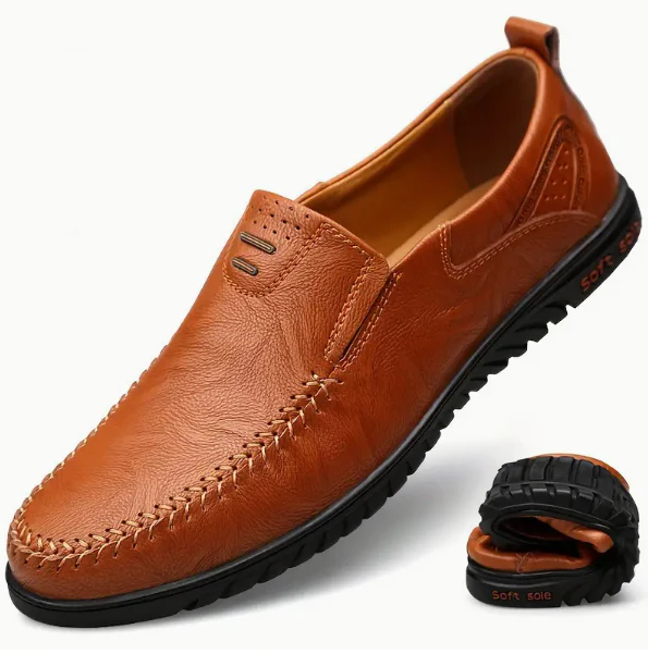 Zarino's Slip-On Leather Shoes - Image 7