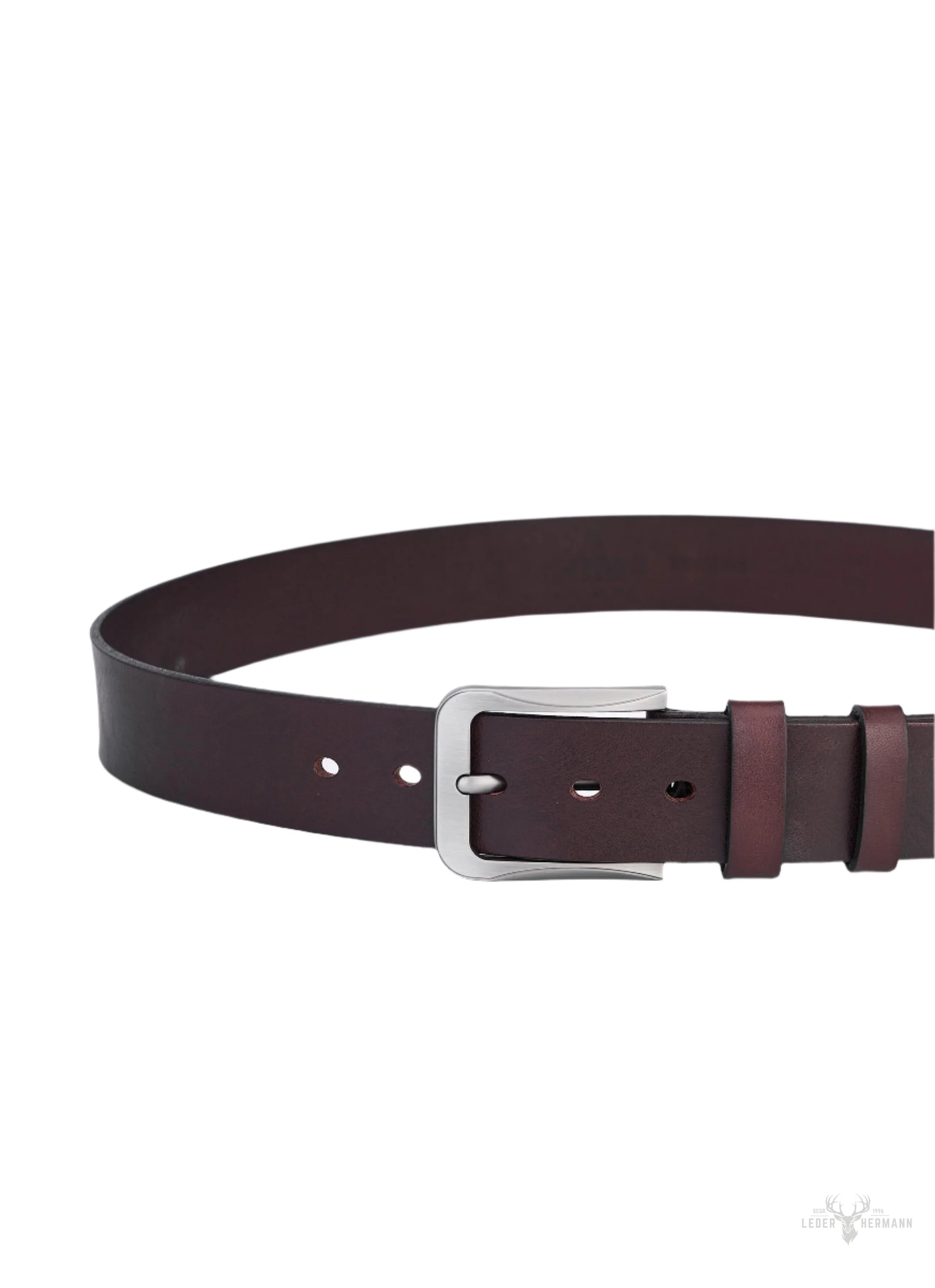 Stylish Round Leather Belt for Men - Leather Belt for a Timeless Look - Image 3