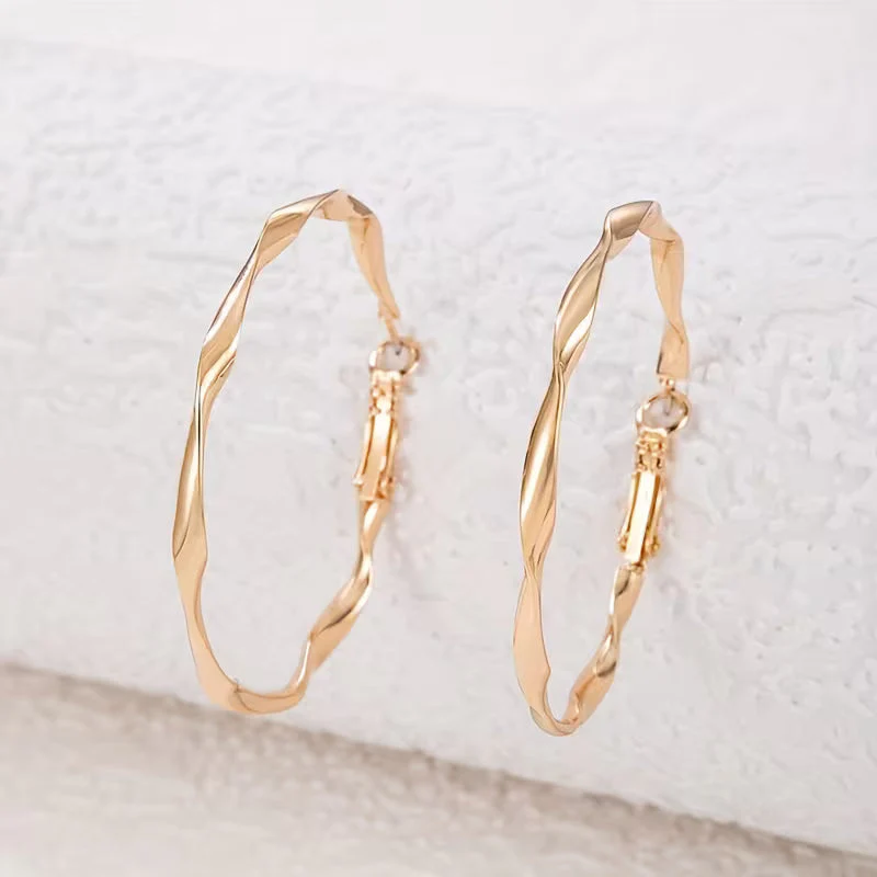 Interwoven Grace Classic Hoops - Image 3