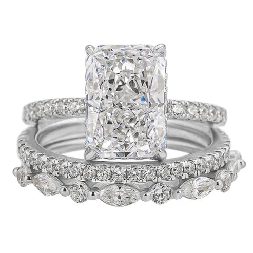 Jaily 3PC Wedding Ring Set - Image 5