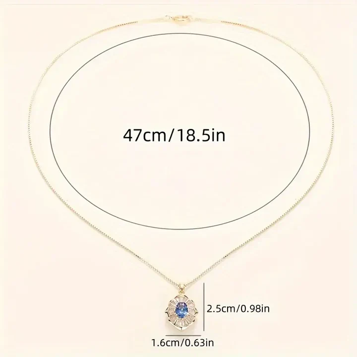 Kavella Noctazure Gold Necklace - Image 4